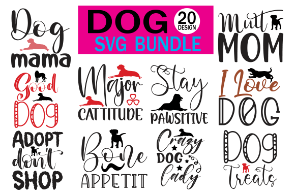 Dog SVG Bundle 2, Cut Files Review