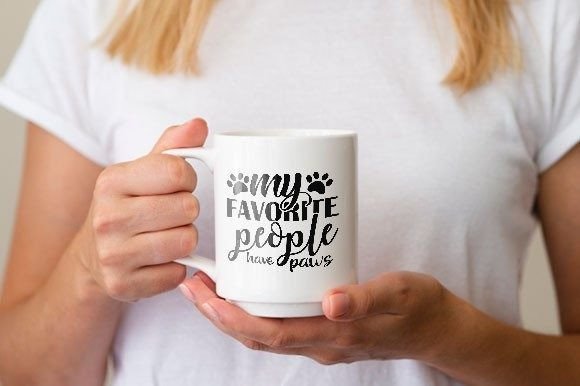 Dog Svg Design: My Favorite People Have Paws